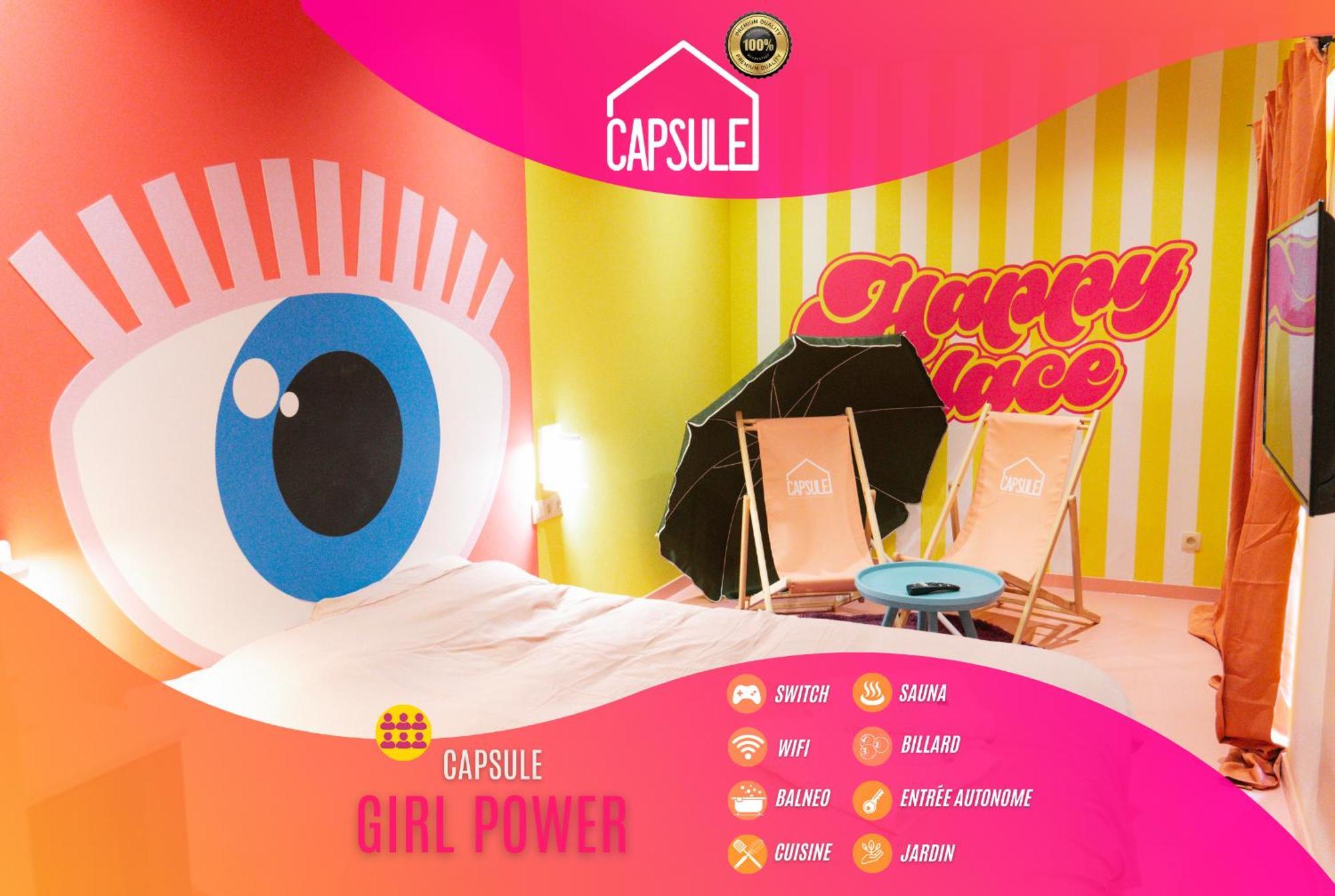 Capsule Girl Power Spa - Balneo - Sauna - Karaoke - Billard - 2 Chambres Charleroi Kültér fotó